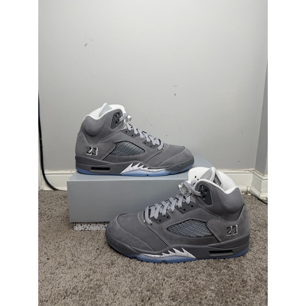 Air Jordan 5 Retro Wolf Grey Shoes Size 11